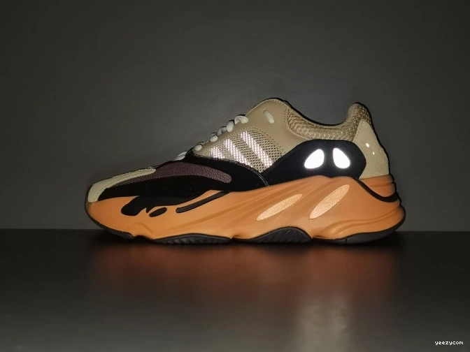 Adidas Boost GW0297 Amber Enflame 700 Yeezy 1021